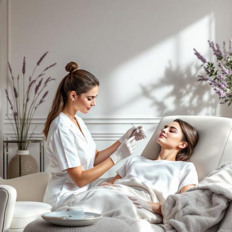 a subtle enhancement session in a luxurious setting showcasing natural beauty improvement